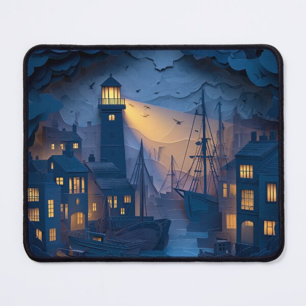 Item preview, Haunted Harbor Lights designed and sold by ArgentoArt.