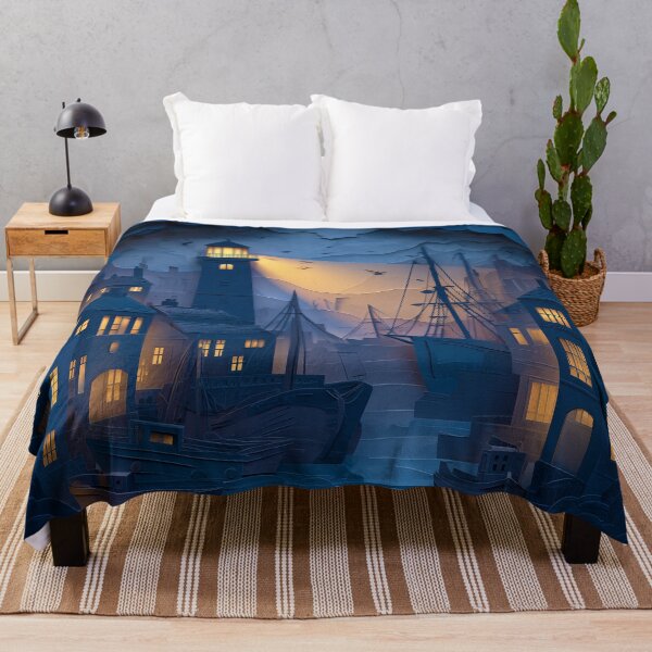 Item preview, Haunted Harbor Lights designed and sold by ArgentoArt.