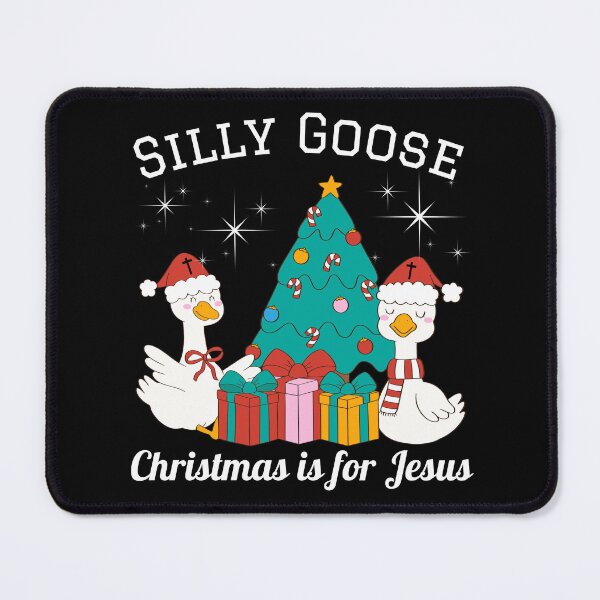 Item preview, Santa Silly Goose Christmas is for Jesus the Reason For the Season designed and sold by Forevermore.