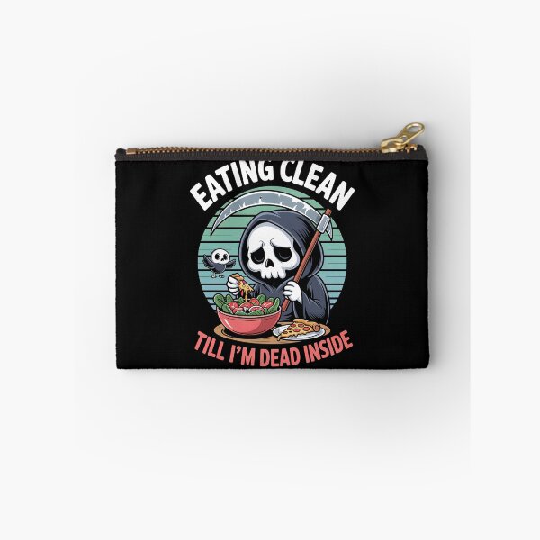Item preview, Eating Clean – Funny Grim Reaper Diet Halloween Humor designed and sold by Taans-Creation.