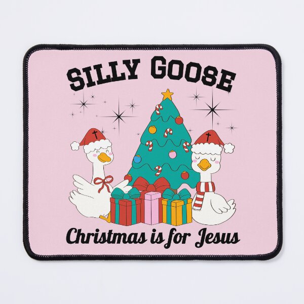 Item preview, Santa Silly Goose Christmas is for Jesus the Reason For the Season designed and sold by Forevermore.