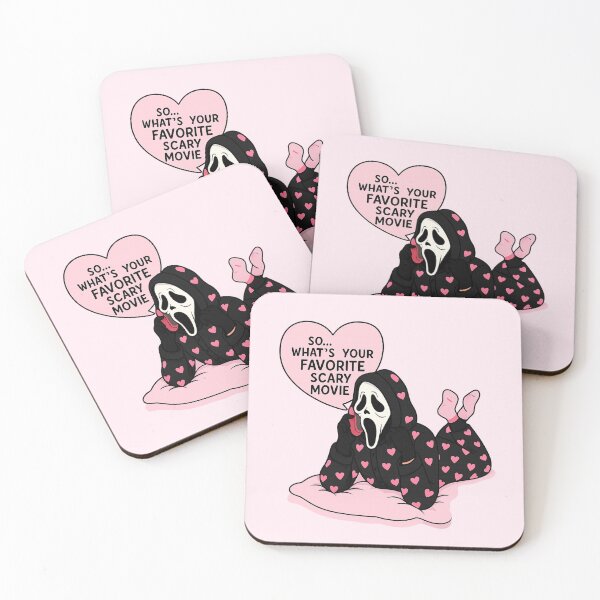 Item preview, Ghostface Cute Horror Sticker – Funny “What’s Your Favorite Scary Movie” Design for Horror Fans, Halloween Lovers, and Scary Movie Aesthetic designed and sold by Bindie & Co. .