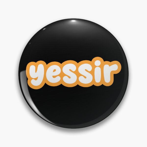 Item preview, yessir, orange outline designed and sold by Memes N Lore .