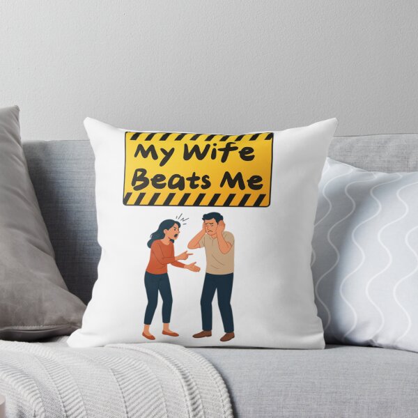 Item preview, Mi esposa me pega diseño divertido designed and sold by NuclearWisdom.