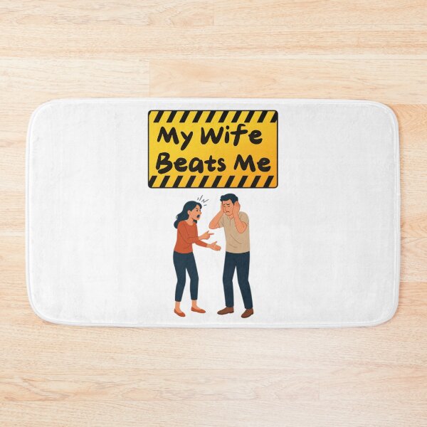Item preview, My Wife Beats Me Funny Design designed and sold by NuclearWisdom.