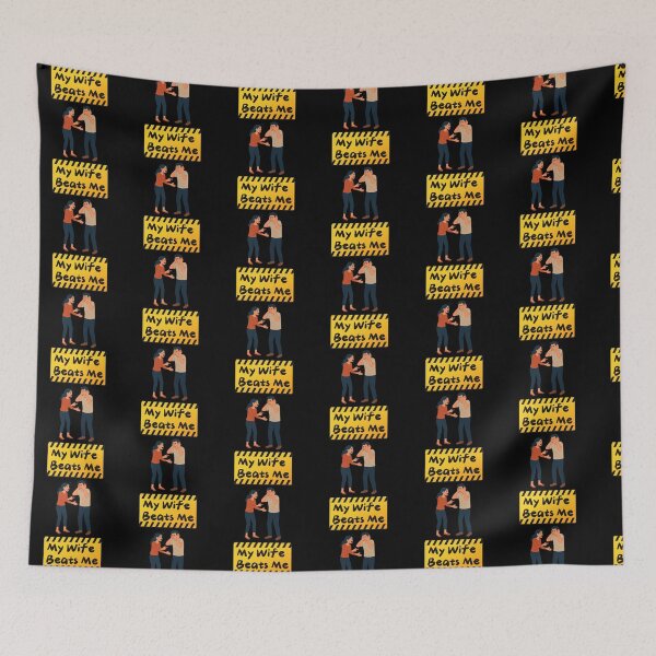 Item preview, My Wife Beats Me Funny Design designed and sold by NuclearWisdom.