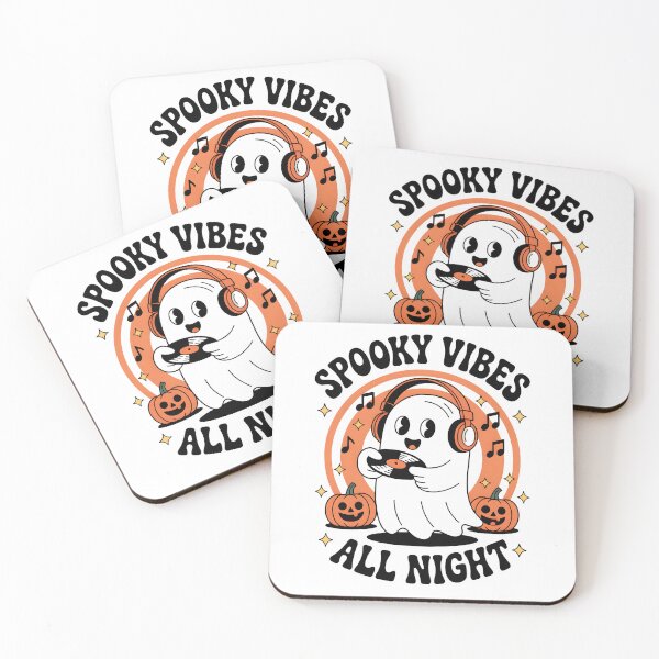 Item preview, DJ Ghost – Retro Music Halloween Party Spooky Vibes designed and sold by Taans-Creation.
