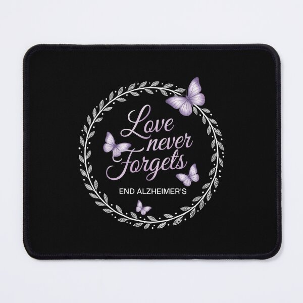 Item preview, Love Never Forgets End Alz Alzheimer's Awareness Butterfly designed and sold by HellD3vil-Art.