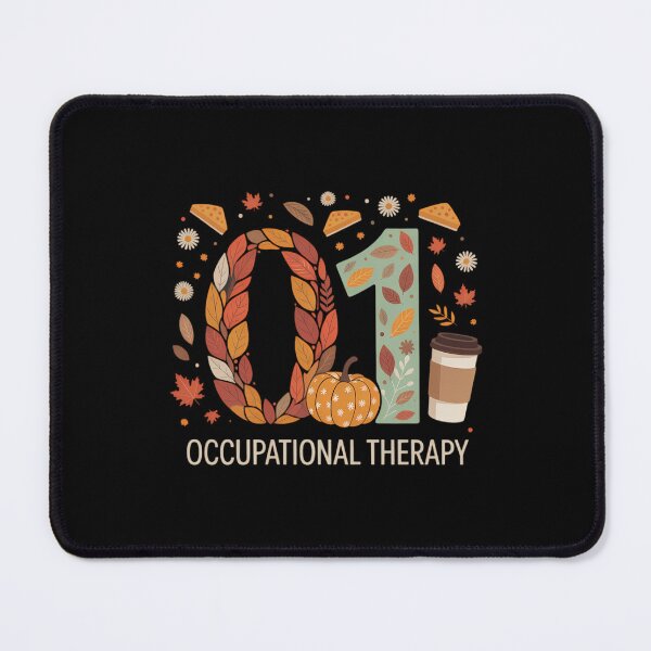 Item preview, Occupational Therapy Fall Autumn Pumpkin Flower OTA Teacher designed and sold by HellD3vil-Art.