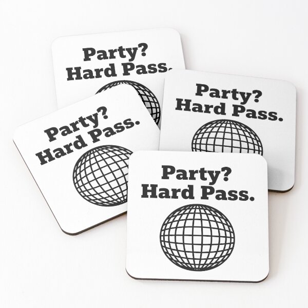 Item preview, Party? Hard Pass. designed and sold by DRAINEDDSGN.