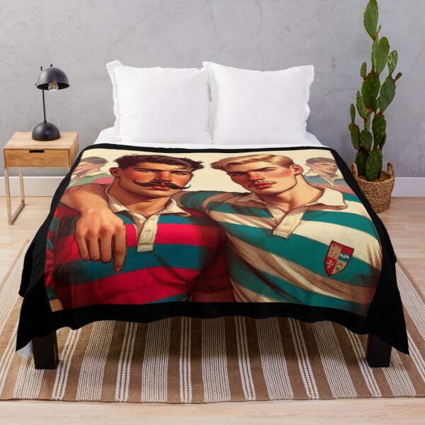 Item preview, 1920s Vintage Gay Sports Wear "Boys Together" Gay Pride Graphic Design designed and sold by ItsAKinkThing.
