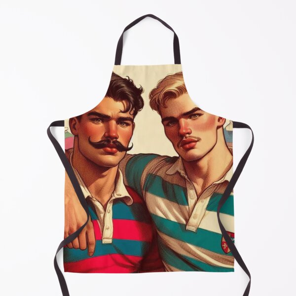 Item preview, 1920s Vintage Gay Sports Wear "Boys Together" Gay Pride Graphic Design designed and sold by ItsAKinkThing.