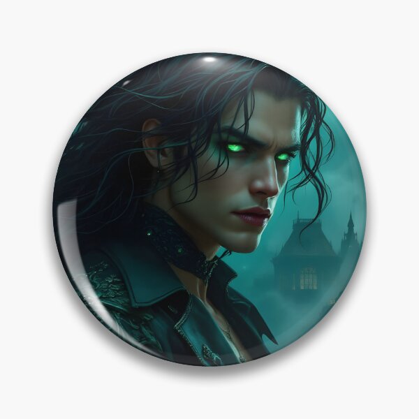 Artikelvorschau, Moonlit Vampire – Gotische Eleganz unter dem Vollmond entworfen und verkauft von Buttonquill.