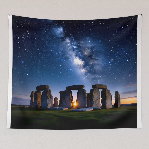 Item preview, stonehenge night shot colorful image  designed and sold by SmashingDeals.