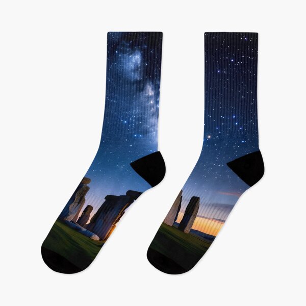 Item preview, stonehenge night shot colorful image  designed and sold by SmashingDeals.