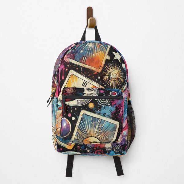 Item preview, Cosmic Colorful Brush Tarot Symphony designed and sold by Dream Bloom Gallery.