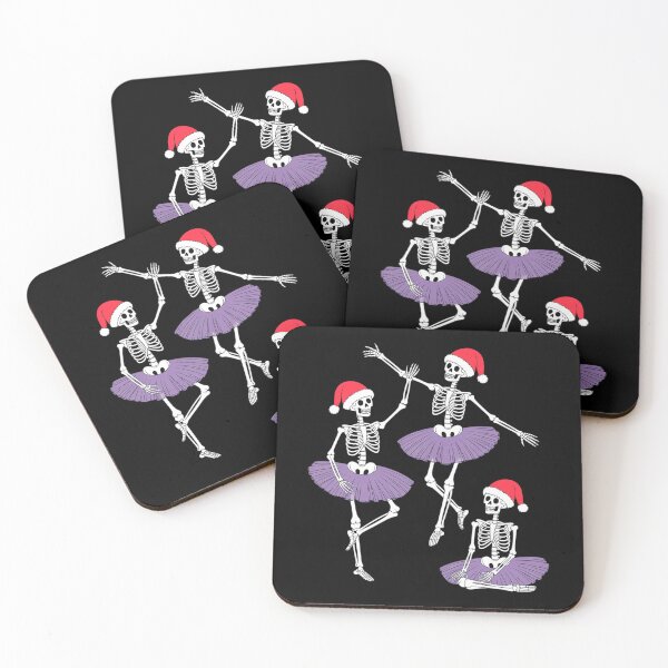 Item preview, Xmas Ballerina Skeleton Halloween Elegance for Christmas designed and sold by HaileyRobel.