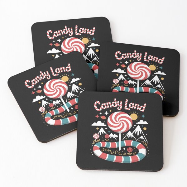 Item preview, Xmas Candy Land Rainbow Trail Candy Cane Merry Christmas designed and sold by DrewLeuschke.