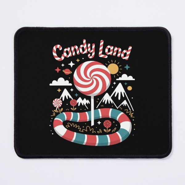Item preview, Xmas Candy Land Rainbow Trail Candy Cane Merry Christmas designed and sold by DrewLeuschke.