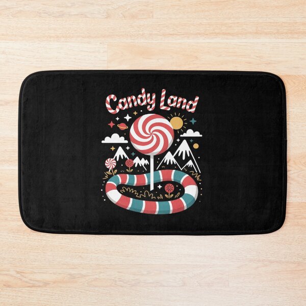 Item preview, Xmas Candy Land Rainbow Trail Candy Cane Merry Christmas designed and sold by DrewLeuschke.