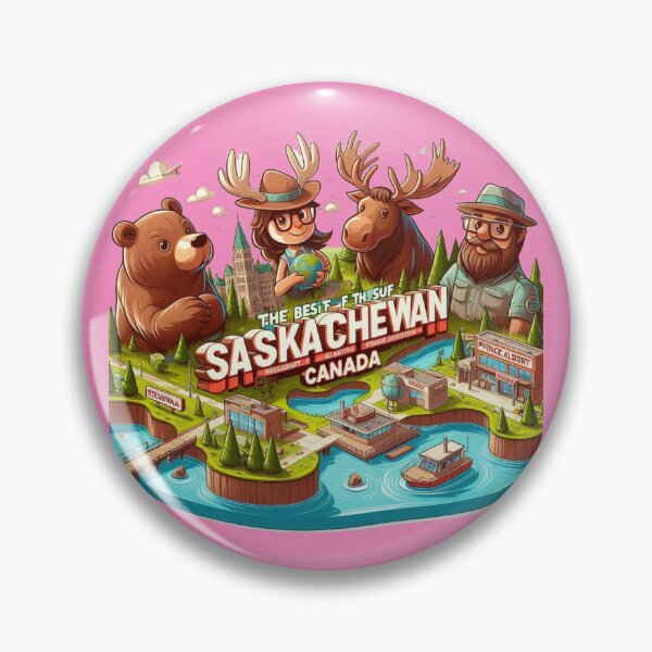 Item preview, The Best of Saskatchewan Canada – 3D Funny Sketch ,  designed and sold by PaintMeWorld.