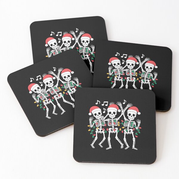 Item preview, Xmas Christmas Skeleton Dancing With Candy Cane designed and sold by MinaReinger.