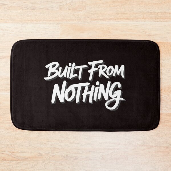 Item preview, Built From Nothing – Motivational Graffiti Brush Typography designed and sold by Happyfreedom.