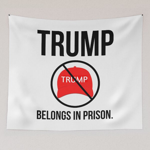 Item preview, Trump belongs in prison  designed and sold by Rachel the Artist .