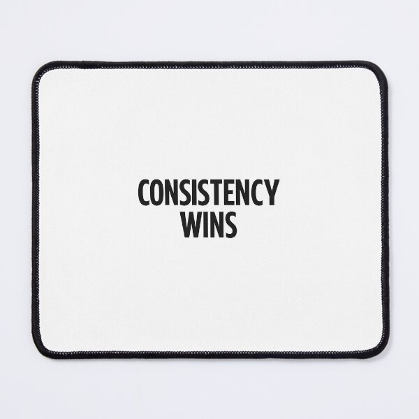 Item preview, Consistency Wins  Discipline & Focus Minimalist Motivational Quote designed and sold by KennyMade.