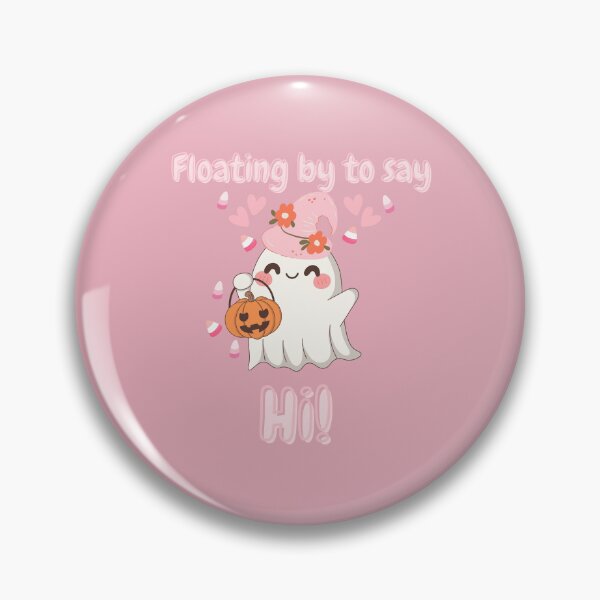 Item preview, Floating By to Say Hi – Cute Ghost Halloween designed and sold by Arc Designs C and M.