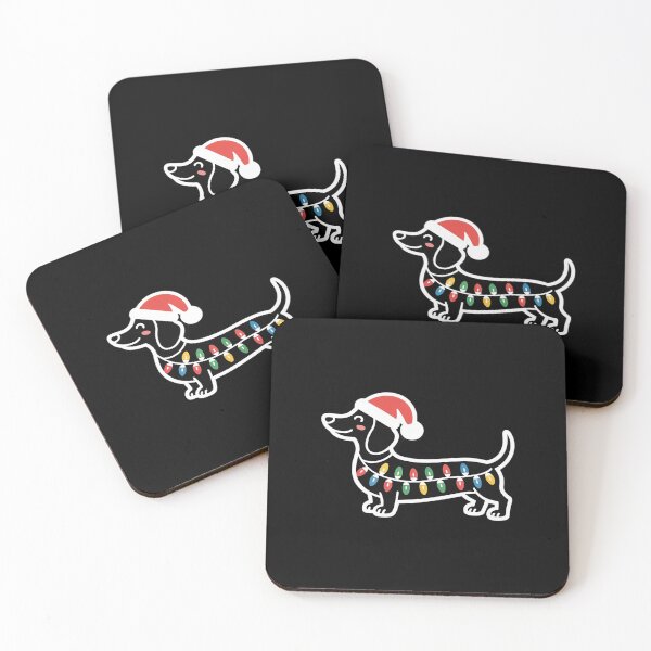 Item preview, Wiener Dog Lover Lighting Xmas Santa Dachshund Christma designed and sold by HaileyRobel.