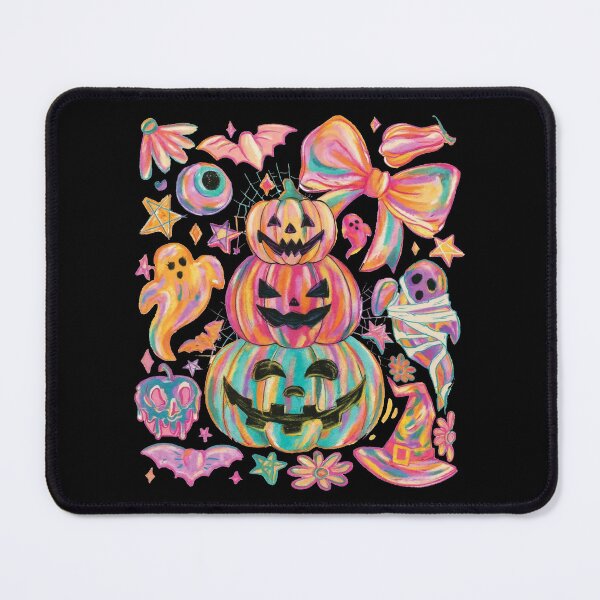 Item preview, Pumpkin Ghost Brushstroke Preppy Coquette Halloween Bow Cute Fall Bat Ghost designed and sold by modoodles357.