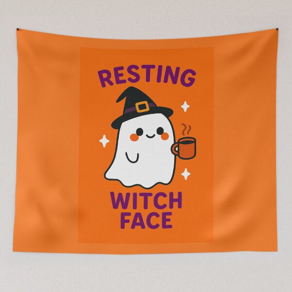 Item preview, Resting Witch Face – Spooky Mood Brew designed and sold by WheelieGdArt.