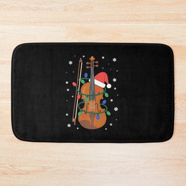 Item preview, Violin Music Lover Xmas Lighting Santa Hat Violin Christmas designed and sold by HaileyRobel.