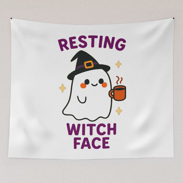 Item preview, Resting Witch Face – Spooky Mood Brew - V2 designed and sold by WheelieGdArt.