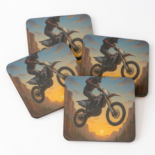 Item preview, Motocross Sunset Jump – Epic Dirt Bike Adventure designed and sold by DovralThreads.