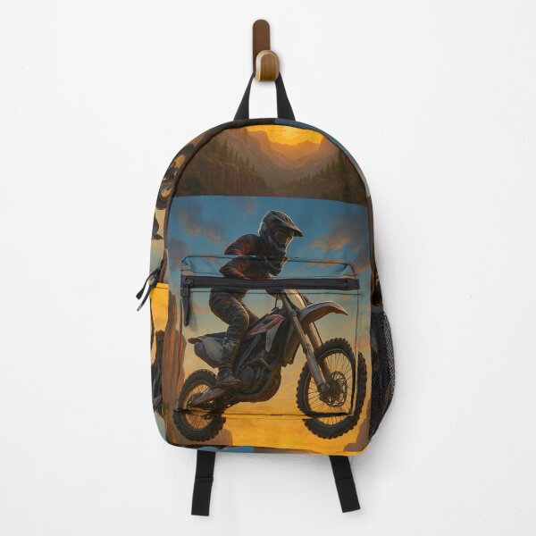 Item preview, Motocross Sunset Jump – Epic Dirt Bike Adventure designed and sold by DovralThreads.