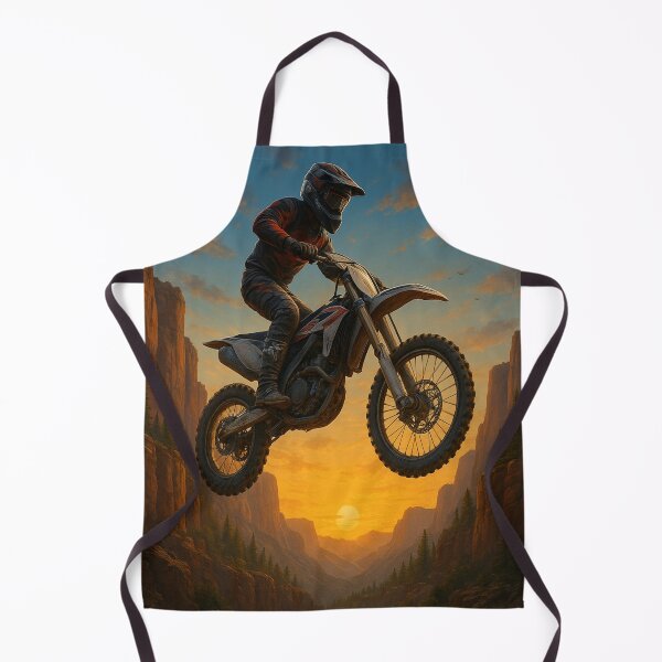 Item preview, Motocross Sunset Jump – Epic Dirt Bike Adventure designed and sold by DovralThreads.