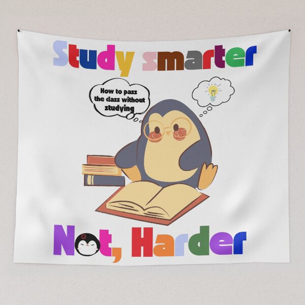 Item preview, Study Smarter Not Harder designed and sold by Jamesteeshop09.