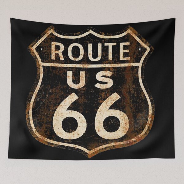 Item preview, Route 66 Black Shield designed and sold by RebornKing.