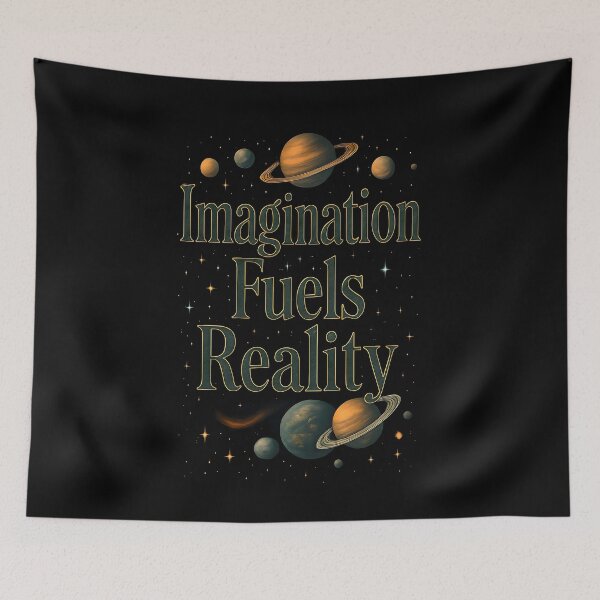 Item preview, Imagination Fuels Reality – Cosmic Green designed and sold by Arc Designs C and M.