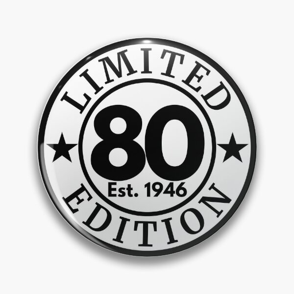 Item preview, Limited 80 Edition 1946 | 80th Birthday Celebration | Vintage Anniversary Design designed and sold by highflycrafts.