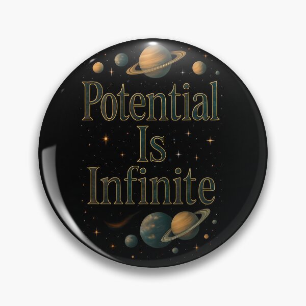 Item preview, Potential Is Infinite – Cosmic Green designed and sold by Arc Designs C and M.