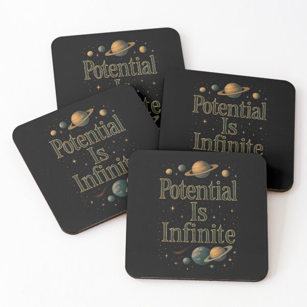 Item preview, Potential Is Infinite – Cosmic Green designed and sold by Arc Designs C and M.