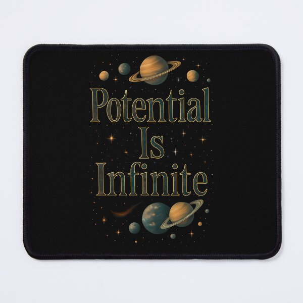 Item preview, Potential Is Infinite – Cosmic Green designed and sold by Arc Designs C and M.