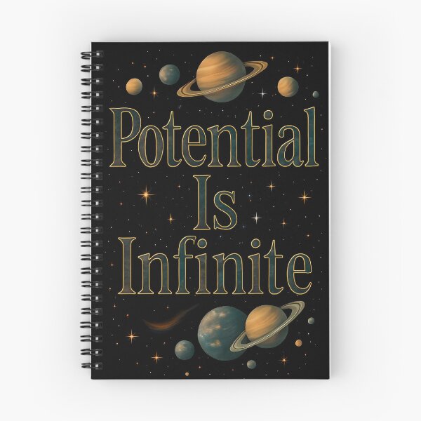 Item preview, Potential Is Infinite – Cosmic Green designed and sold by Arc Designs C and M.