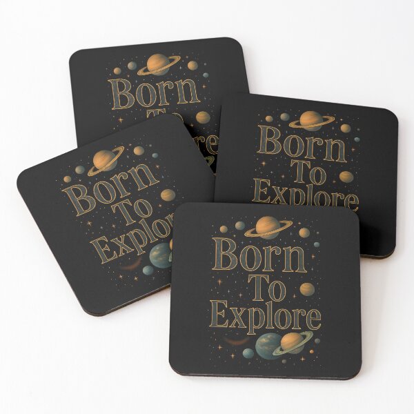 Item preview, Born To Explore - Cosmic Green designed and sold by Arc Designs C and M.