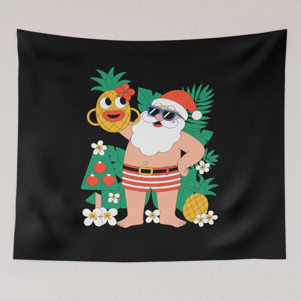 Item preview, Upside Down Pineapple Santa In July Mid Year Christmas Funny designed and sold by HaileyRobel.