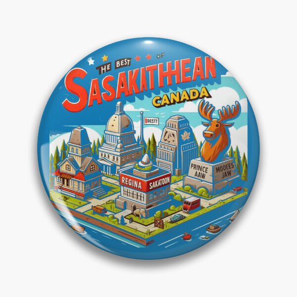 Item preview, The Best of Saskatchewan Canada – 3D Funny Sketch , designed and sold by PaintMeWorld.