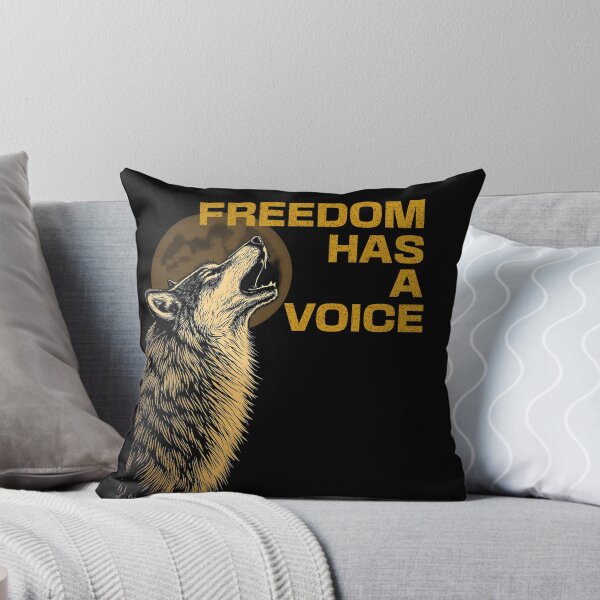 Item preview, Freedom Has A Voice Howling Wolf designed and sold by Arc Designs C and M.